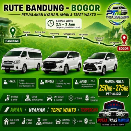 BANDUNG  ↔ BOGOR